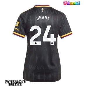 Aston Villa Amadou Onana #24 Dámské Venkovní Dres 2026-27 Krátký Rukáv